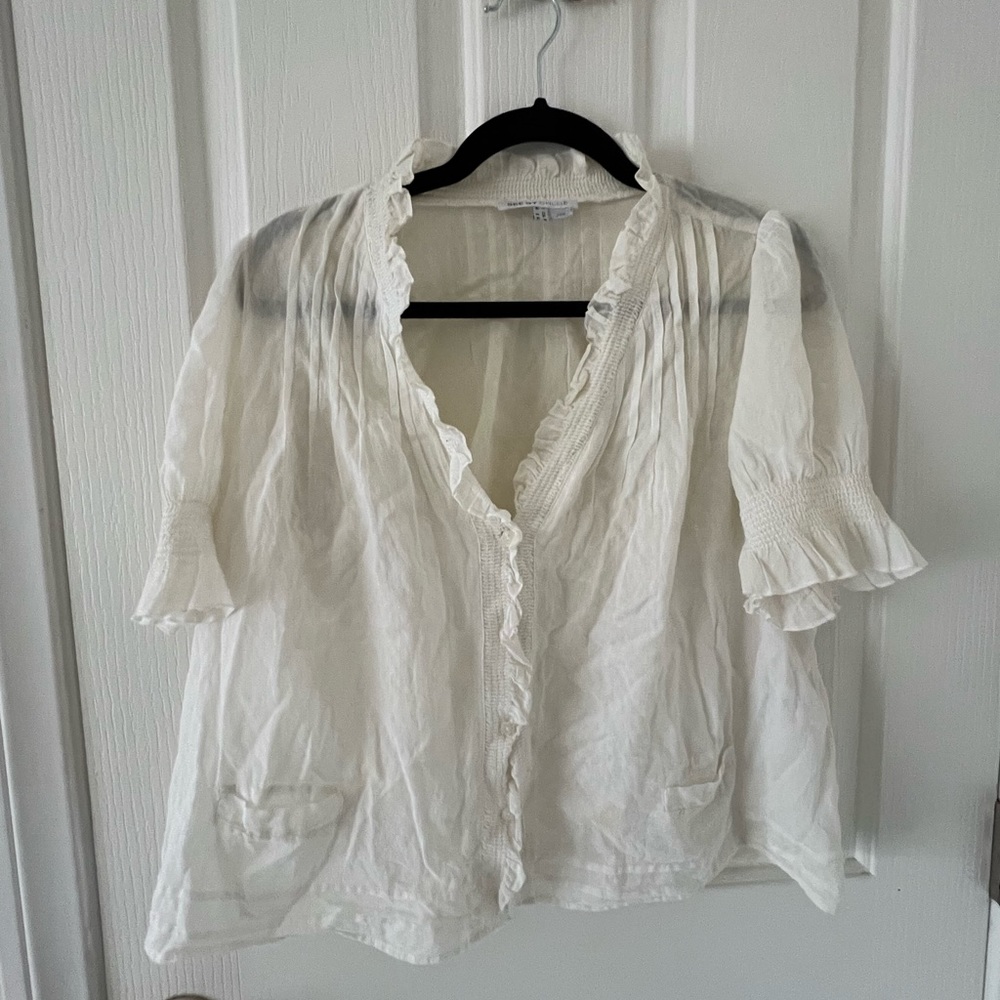 SEE BY CHLOE SHEER WOMANS TOP BLOUSE DOEN INSPIRED